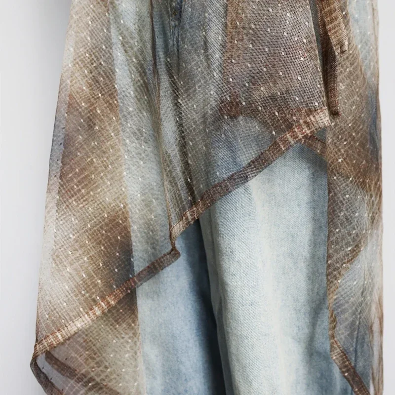 190cm Summer Bohemian Hottie Jazz Belt Mesh Breathable Beach Outer Wear Multifunctional Waist scarf Accessories
