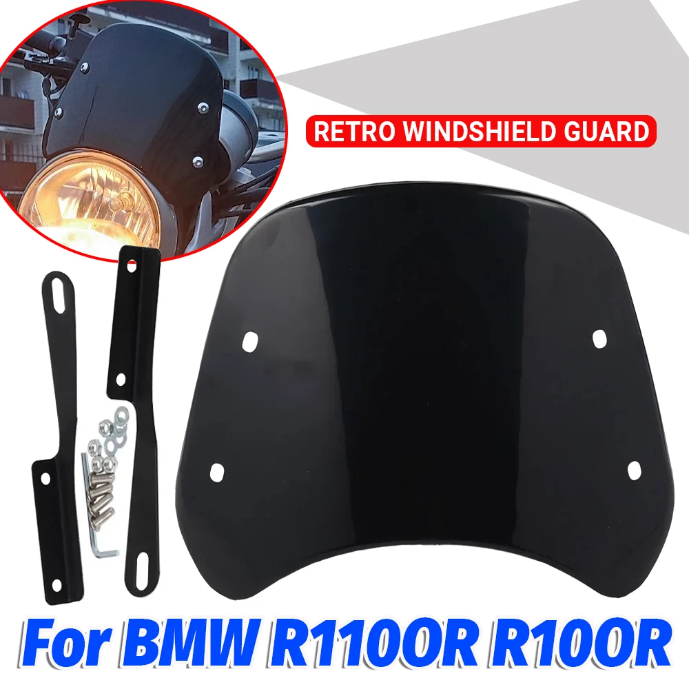 Для BMW R1100R R100R R1100 R100 R1100 100 R 1100R аксессуары ретро лобовое стекло дефлектор ветрового стекла защита