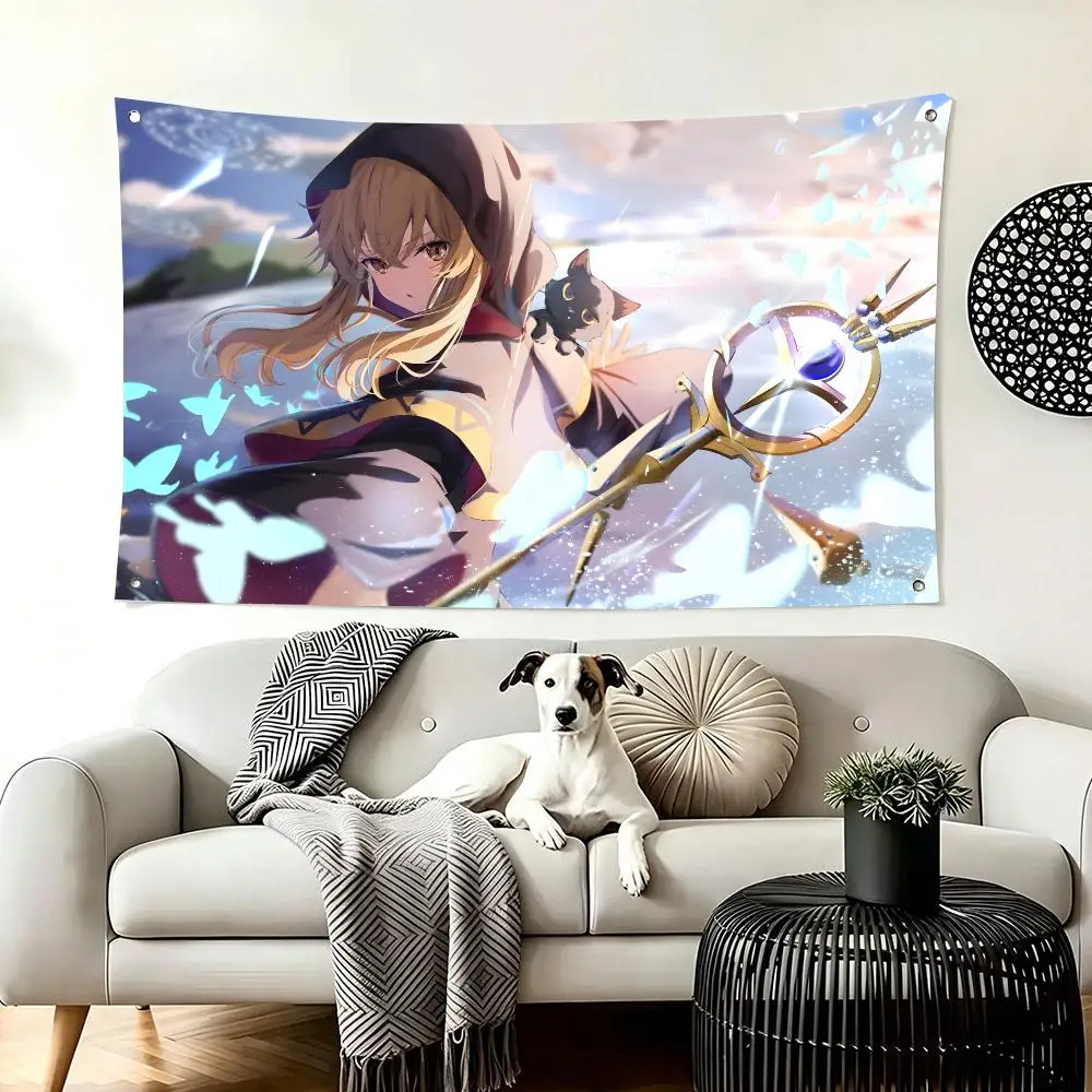 Fantasy Anime S-Secrets of the Silent Witch Flags  For Living Room Home Dorm Decor Wall Outdoor Camping Party Banner Gifts
