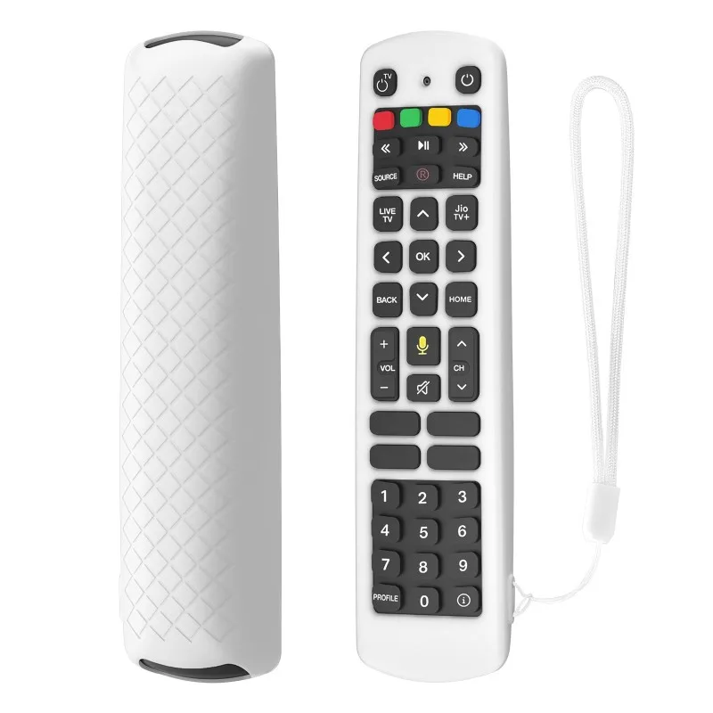 Чехол для пульта дистанционного управления Jio TV - пыленепроницаемый, ударопрочный, силиконовый чехол с полным покрытием от царапин