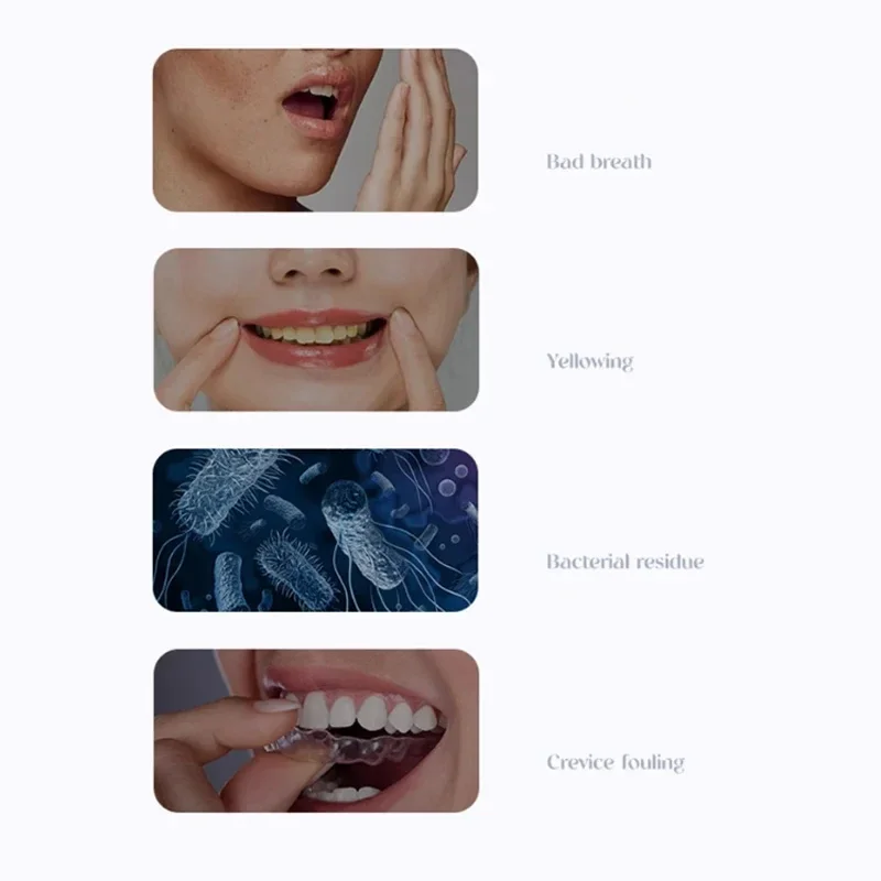 Ultrasonic Electric Braces Box Cleaning Box Multi-function Retainer Denture Cleaning Machine Jewelry Orthodontic Cleaner