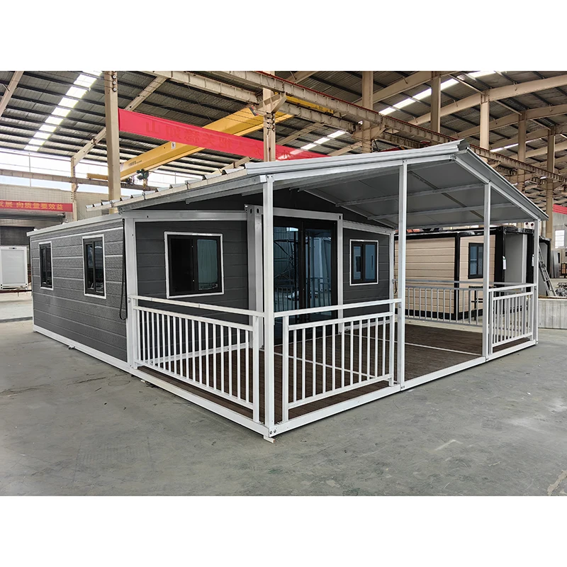 Portable Prefabricated Modular Home Tiny Expandable 20Ft 2 Bedroom Prefab Container Granny Flat House Australian Standards