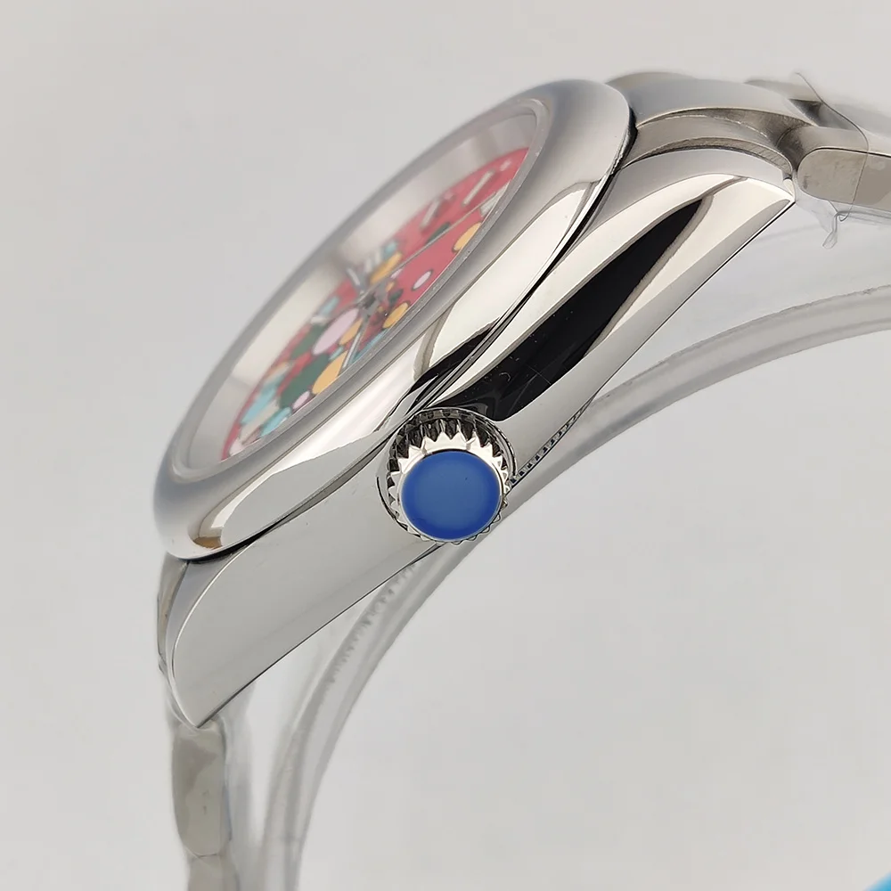 NH Watch35 Bubble 36MM/39MM relógio mecânico automático feminino/masculino35 NH safira aço inoxidável 10Bar Relogio masculino