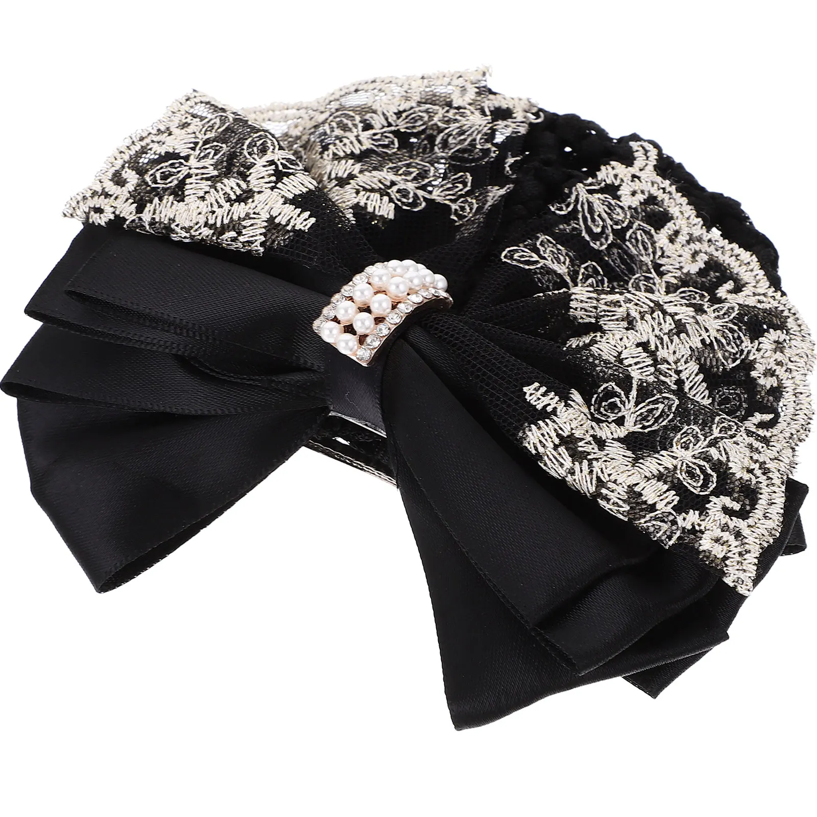 

2pcs Women Hair Bun Cover Net Hair Bun Clips Hairnet For Work Graduation Dance Elegant Lightweight Accessory Gift