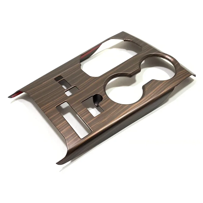 ABS ألياف الكربون مقبض ناقل حركة السيارة غطاء لوحة الإطار ملصق الكسوة اكسسوارات لتويوتا هايلاندر XLE 2020 20121 2022