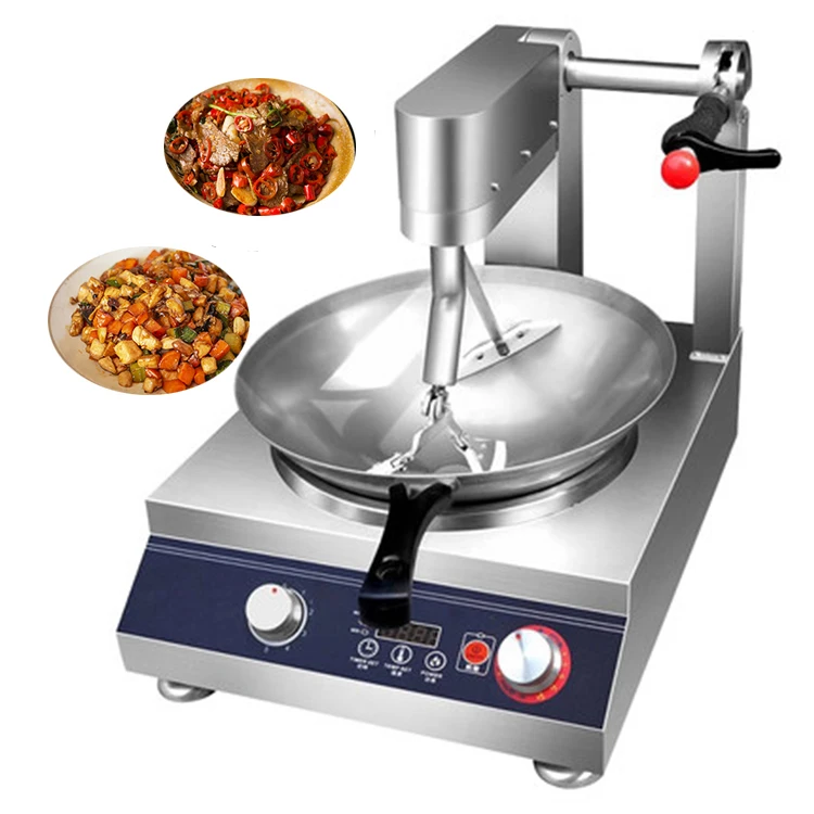 Professional Commercial Rotating Smart Robot Cooker Wok Chef Automatic Cooking Machine