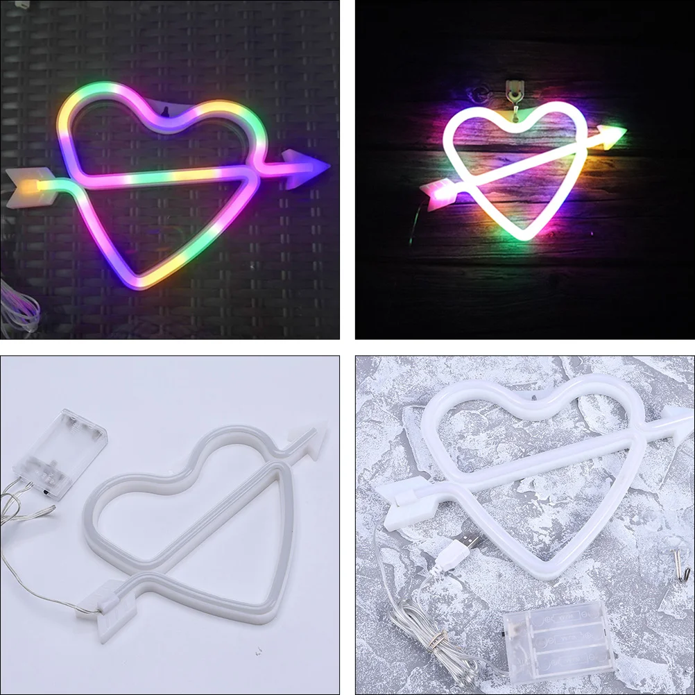 ตกแต่งงานแต่งงาน Love Neon Light LED ของขวัญวันวาเลนไทน์ในครัวเรือนโคมไฟตกแต่งที่มีสีสัน