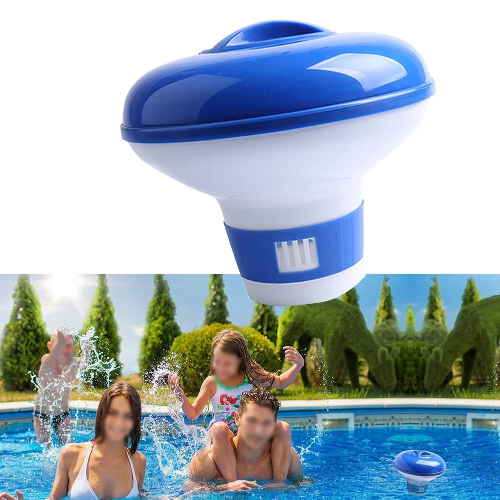 Floating Swimming Pool Chemical Floater Chlorine Bromine Tablets Floating Dispenser Applicator Swimming Spa Supplies