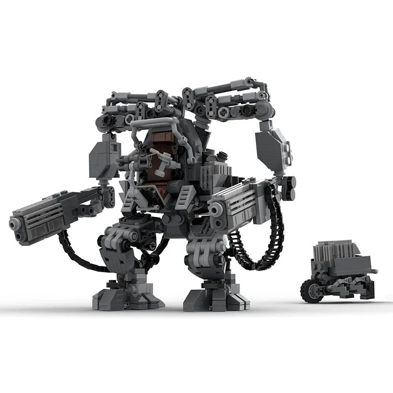 Matrix APU MOC Building Blocks, Mech Suit Exoskeleton Model with Movable Joints, Sci-Fi DIY Collection for Adult Fans