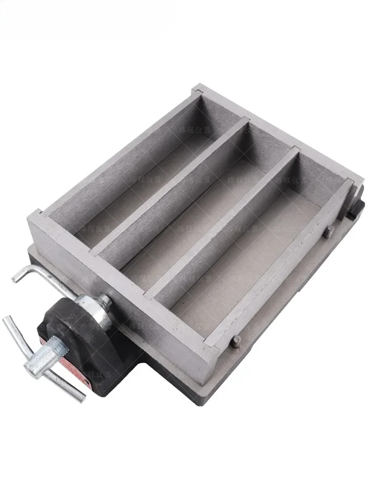 Cement glue sand soft practice test mold 40*40*160mm triple mortar dry shrinkage shrinkage iron test mold box molds