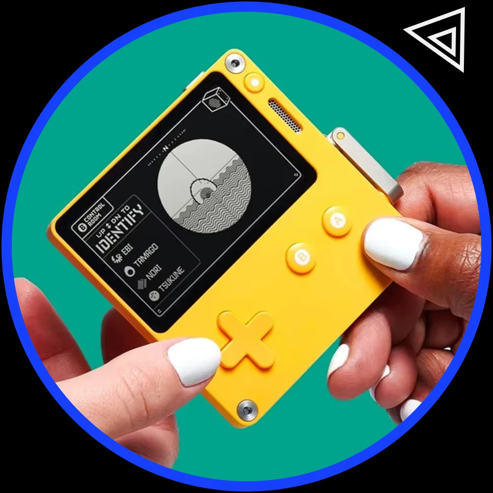 2.7Inch PANIC Playdate Game Console 400*240 Resolution Screen Long Battery Life Custom Portable Mini Handheld Game Consoles Gift