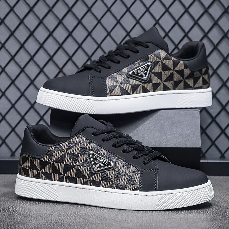 

брендовая повседневная обувь, дизайнерская обувь для мужчин, роскошные кроссовки, обувь из искусственной кожи для мужчин, повседневные кроссовки tenis masculino