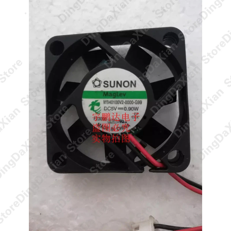 D+ For SUNON MB40100V2-0000-G99 1PCS DC5V 0.5W 4CM 3-Pin Silent Cooling Fan 4010 40×40×10mm