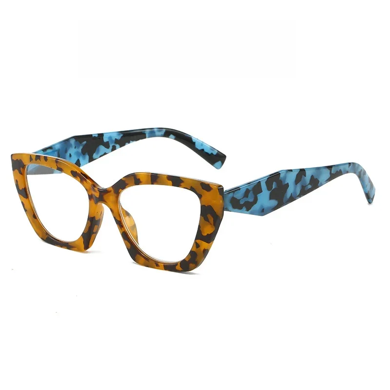 Irregular Optical Reading Glasses for Women Prescription Hyperopia Eyeglasses Anti Blue Light Computer Diopter Eyewear +1.5 +4.0