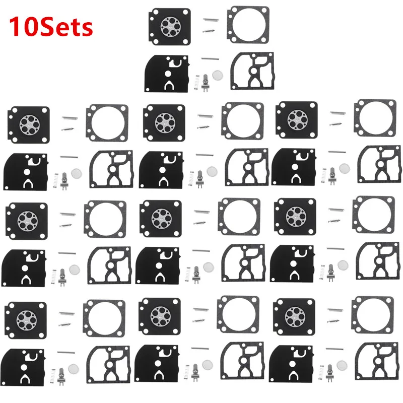 10 комплектов/комплектов, набор для Ремонта Карбюратора, бензопила для карбюратора Walbro, Комплект Для Ремонта Карбюратора MS180