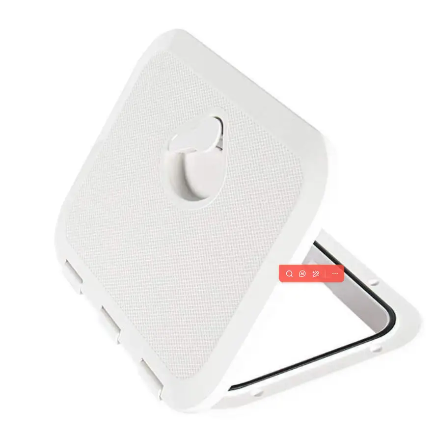 

Compact Fishing Gear Box for Yacht Deck with Cuttable Design Along Marked Lines 20.5x30.5x16cm Black ABS Material