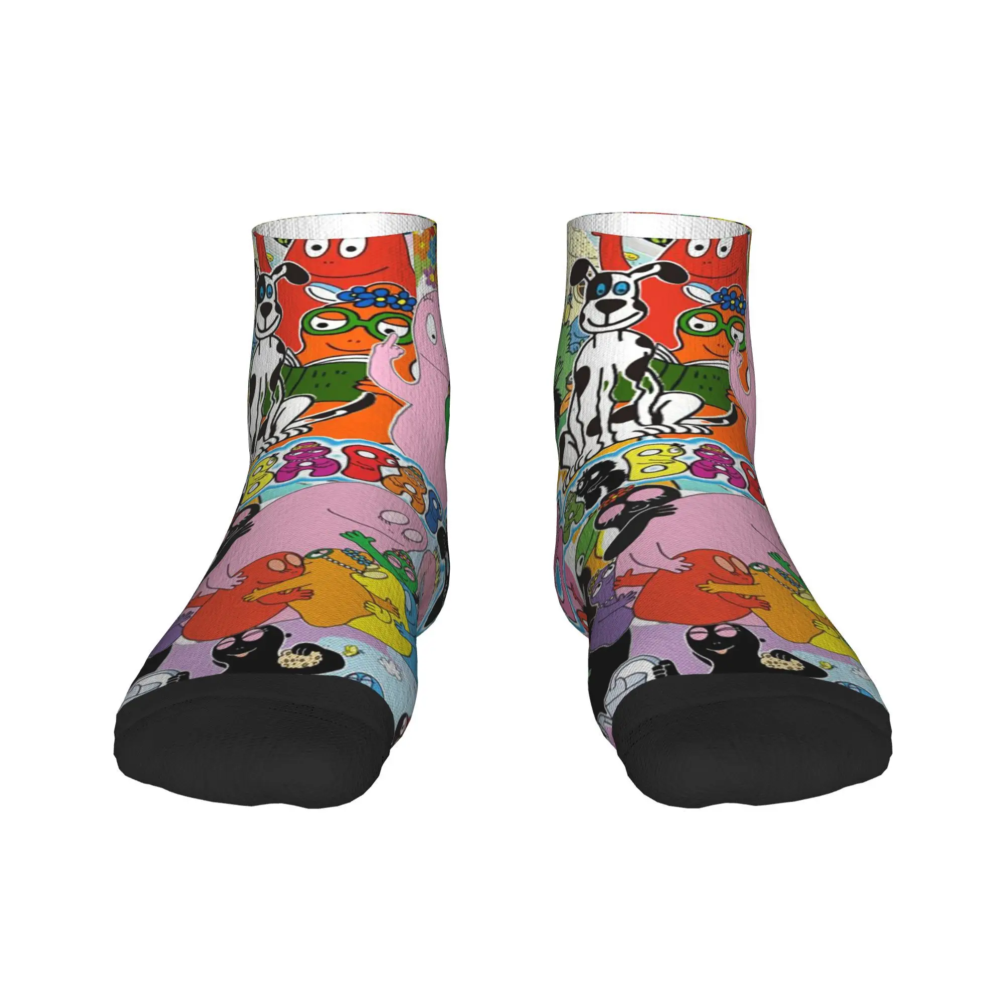 

Barbapapa Cartoon Socks Harajuku Super Soft Stockings All Season Socks Accessories for Man's Woman's Birthday Present