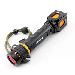 Z30 Multi-functional LED Flashlight With Safety Hammer Car Broken Window Breaker USB Rechargeable Waterproof Flashlights Torches