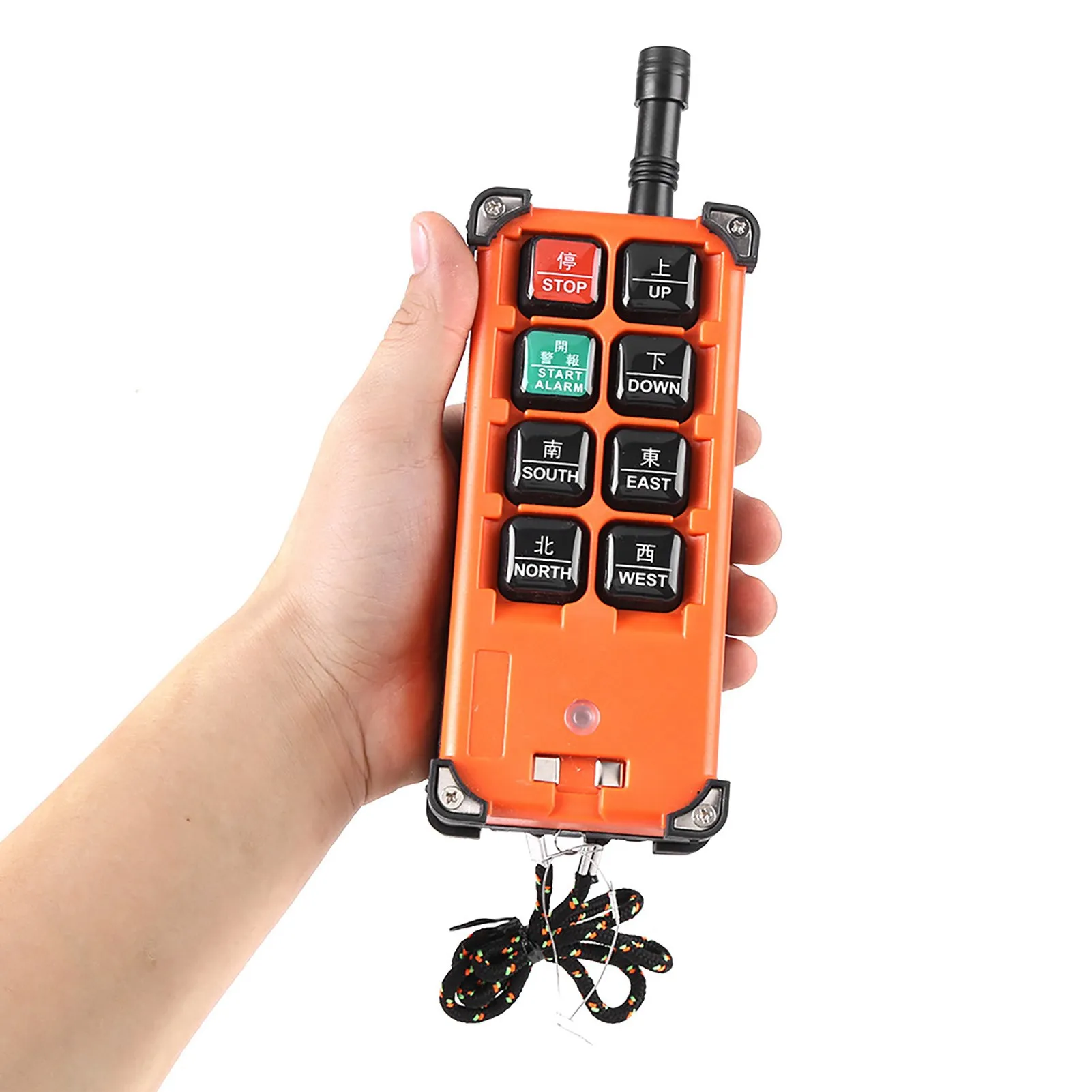 24VDC Hoist Crown Block 1 Kecepatan Sistem Kontrol Radio Remote Kontrol dan Penerima Set Hoist Remote Control Hoist Kontrol Radio