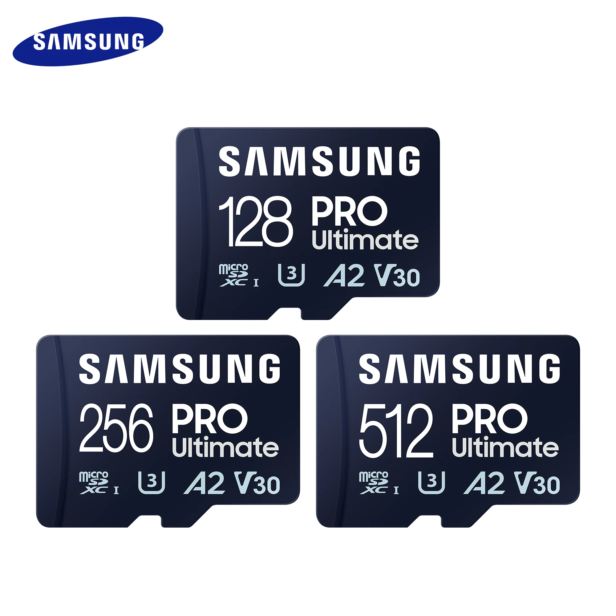 Imagem -02 - Cartão de Memória Micro sd Samsung a2 C10 V30 Original 128gb 256gb 512gb até 200 mb s com Adaptador