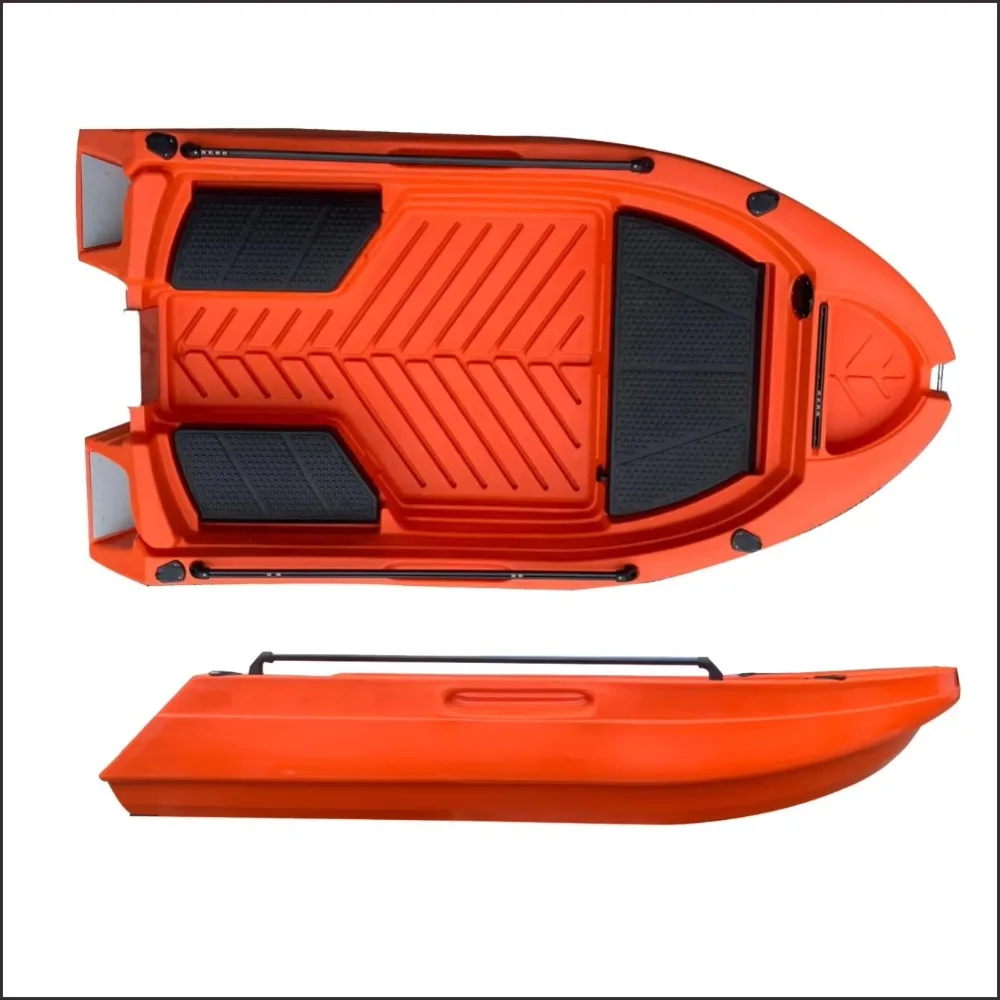2023 New Arrival 10ft 3.05m 3M Fishing Kayak with Electric Motor Rotomolded Plastic Skiff Boats Engine Boat