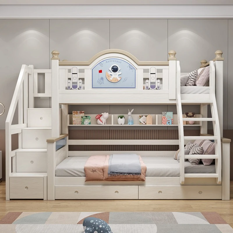 

bedroom giant bunk beds two-story children's small apartments mother child beds high low loft letto a castello furniture