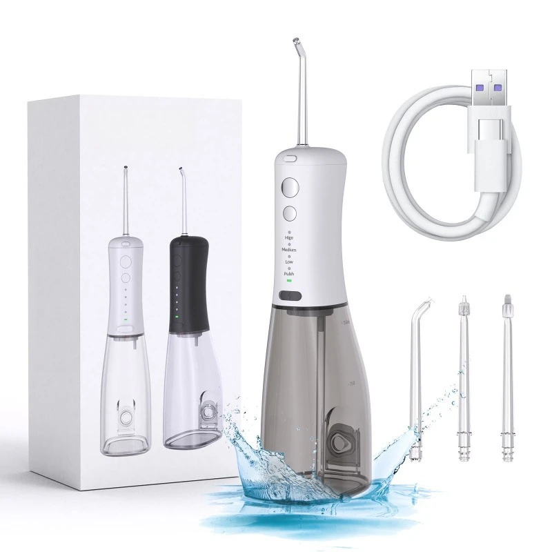

Portable household electric tooth flusher, tooth cleaner