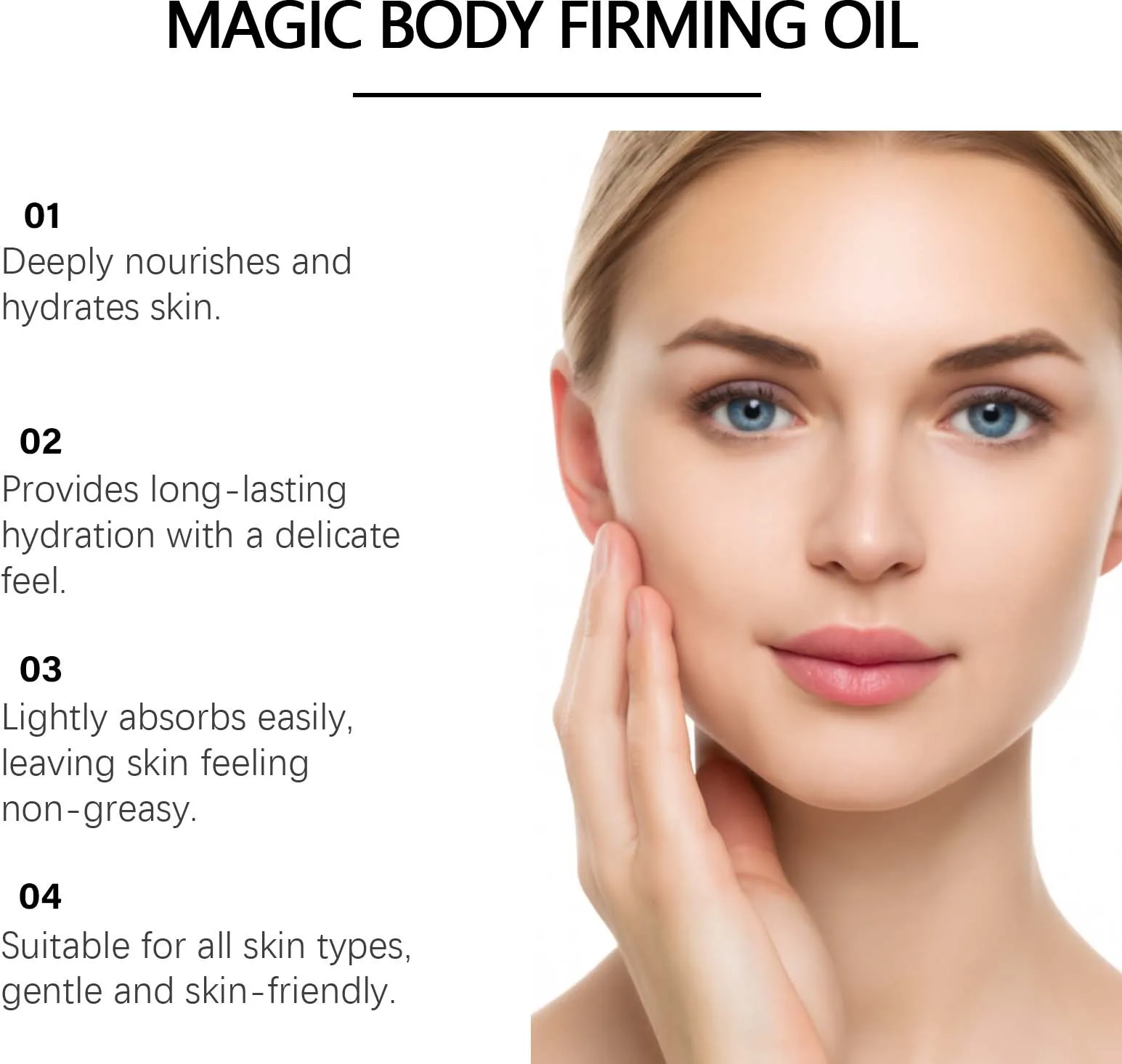 

Magic Body Firming Oil Relieve Roughness Dullness Hydrating Revitalizing Increase Collagen Improve Firmness Smooth Skin Care Oil