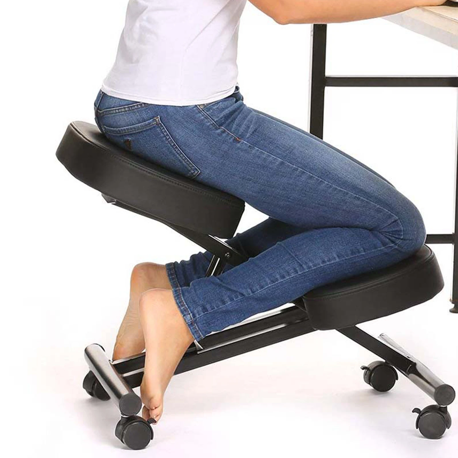 Silla ergonómica ortopédica para rodillas, taburete de salud para ordenador