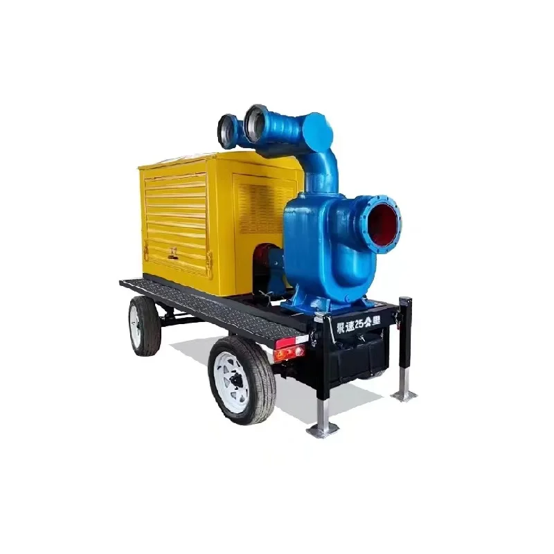 Flood Control Pump Truck Diesel Self Priming Centrifugal Pump Mobile Drainage Machine For Urban Waterlogging Flood Rescue
