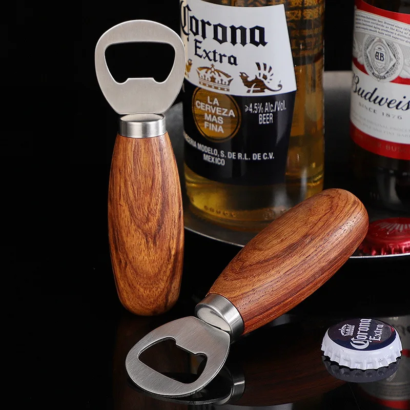 100Pcs High-grade Bottle Opener Beer With handle Household Kitchen Bar Tool for Home Handle Handheld Wine Soda Glass Cap Gadgets