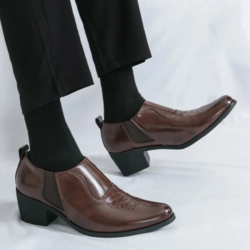 รองเท้าแพลตฟอร์มคุณภาพสูงสำหรับผู้ชาย ดีไซน์ทันสมัย รองเท้าโลฟเฟอร์แบบสวม สบาย รองเท้าลำลองสำหรับผู้ชาย รองเท้าทางการสำหรับผู้ชาย รองเท้าผู้ชาย