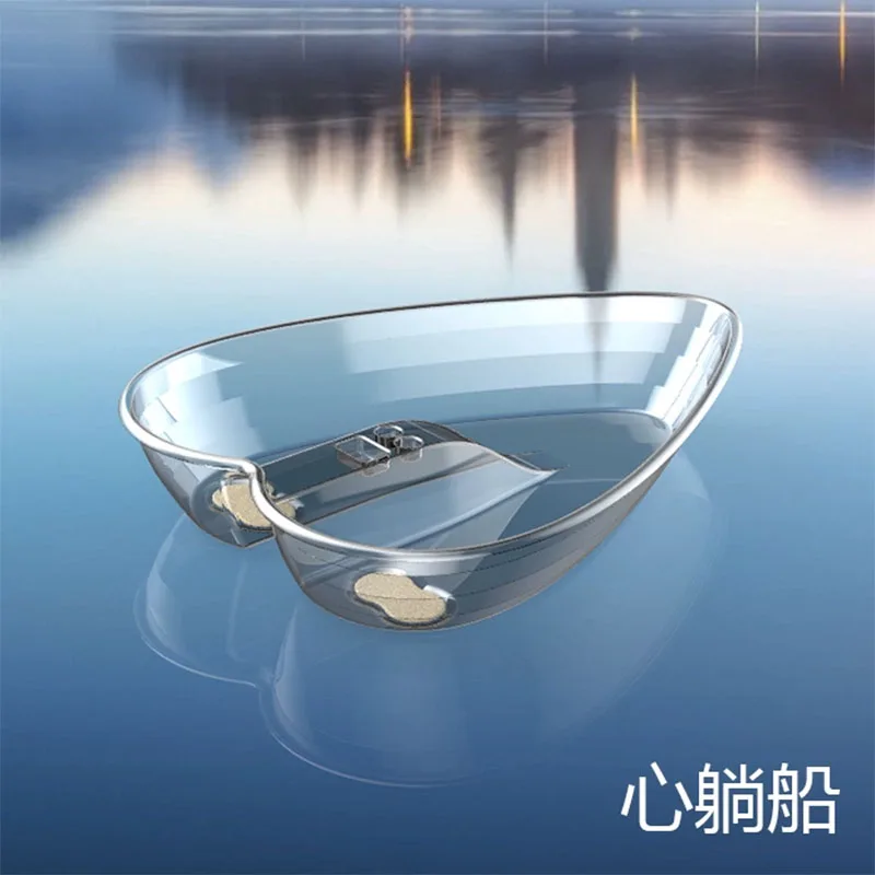 Hot Sale Resort Four Season Cheap Wholesale With Led Light Kayaks Clear Boat Kayak For water sports Transparent Crystal Boat