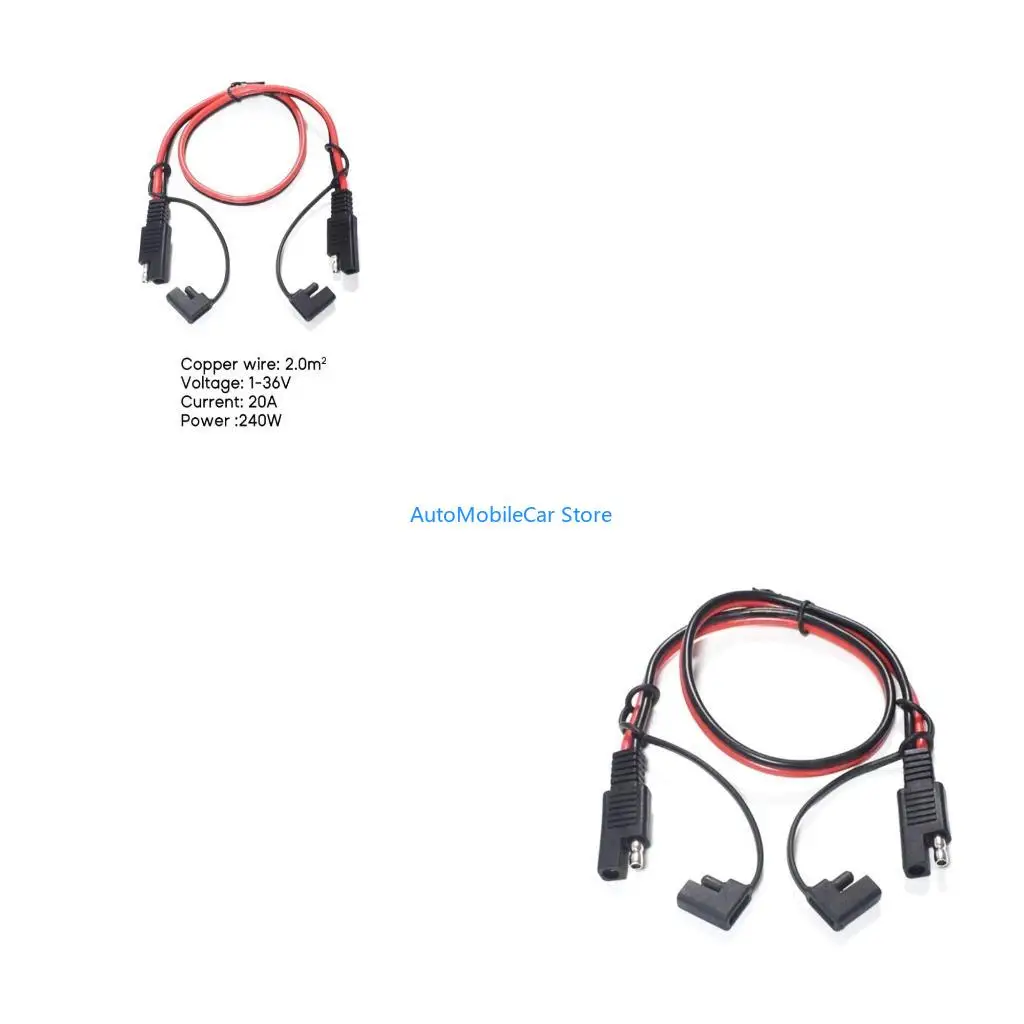 G8TE 14AWG Quick Disconnect SAE Connector Solar Panel Extension Cable for Motorbike