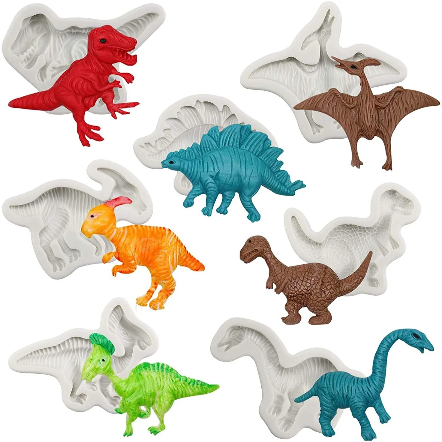 Dinosaur Silicone Cake Molds For Baking Fondant Mold DIY Dragon Cake Decorating Tools Sugarcraft Chocolate Mold M470