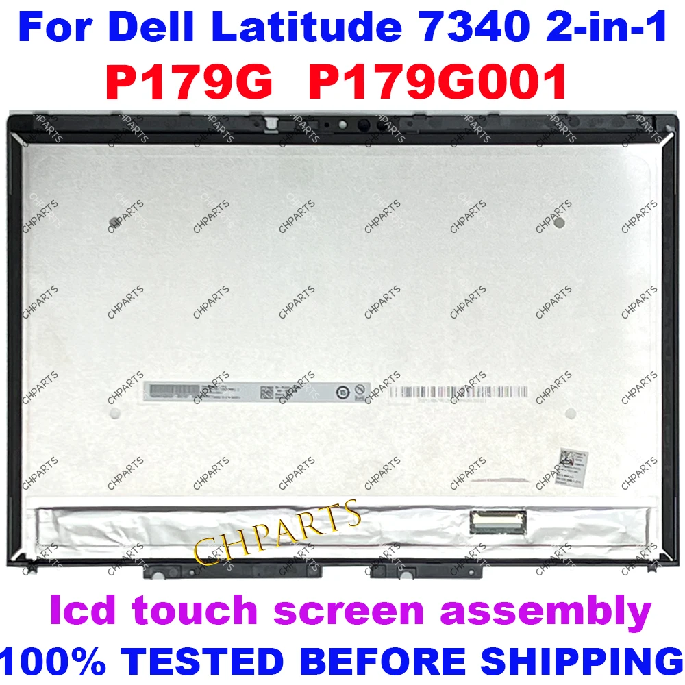 

For Dell Latitude 7340 2-in-1 P179G P179G001 Laptop Touch Screen Replacement Assembly ZS8010 13.3" B133QAA01.1 2560*1600