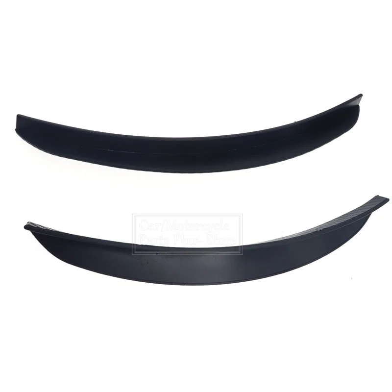 Mudguards 2pcs 25cm Universal Car SUV Fender Flare Carbon Fiber Wheel Arch Eyebrow Eyelid Lip Mud Flaps Splash Guard Protector