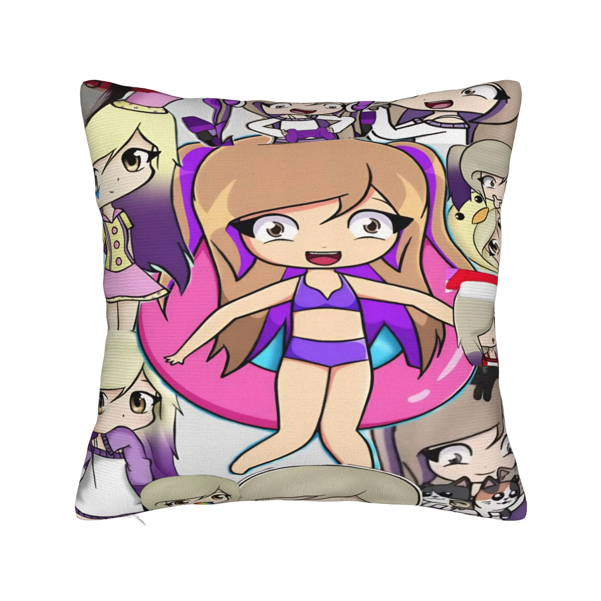 Dense Real Mix Collage Lyna Vallejos  Pillowcases Product Printed Cushion Cover  Pillow Covers Home Decor Zipper Multiple Sizes