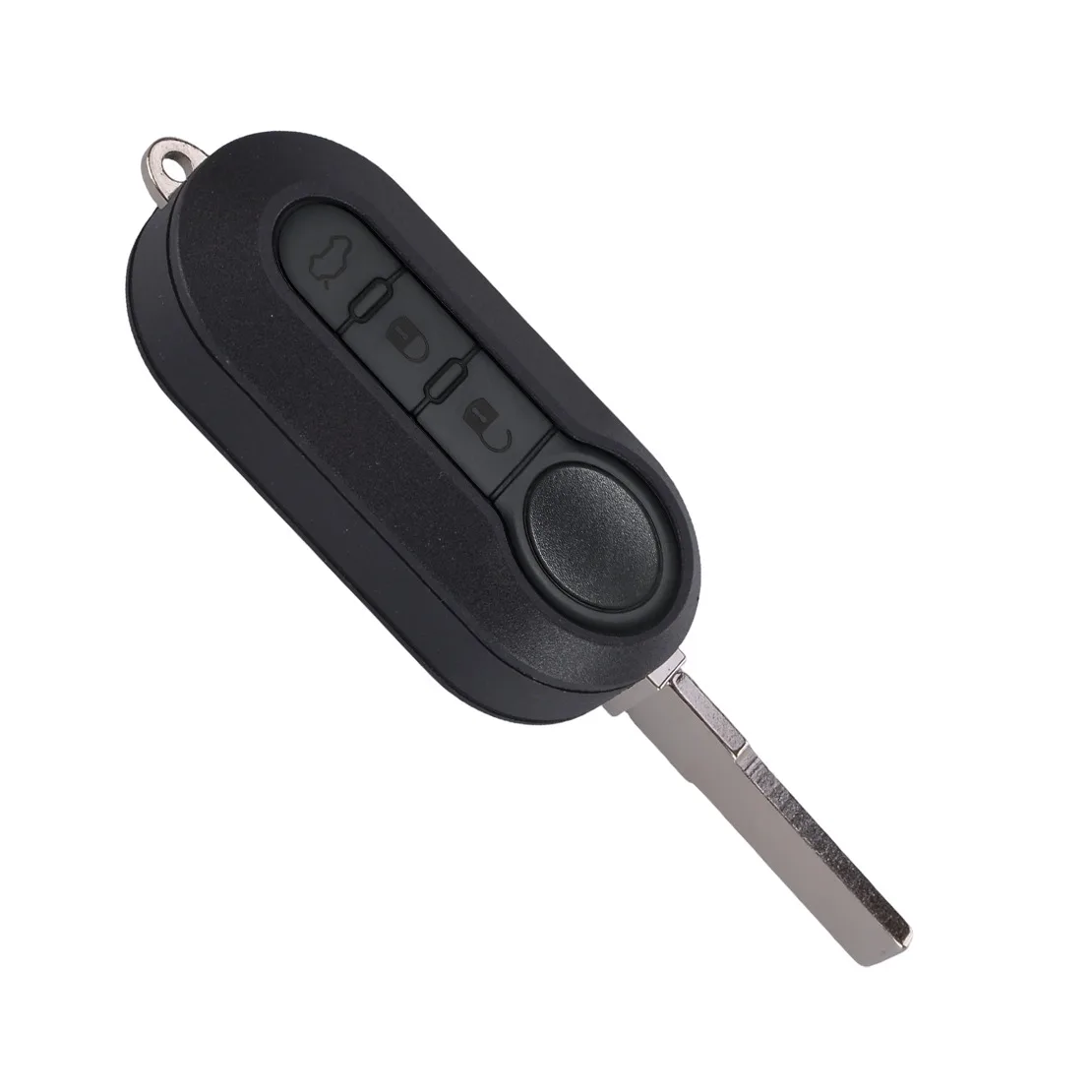 3 Button Flip Smart Fob Case Folding Key Shell Case Cover fit for Fiat 500 Ducato Punto Peugeot Boxer Citroen Lancia Ypsilon