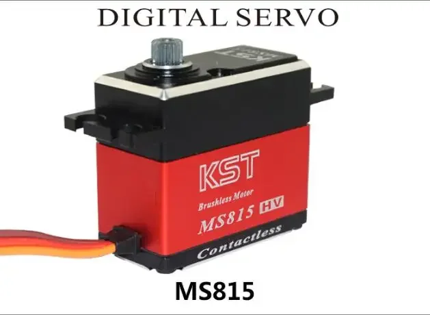 Servo ad ala digitale con ingranaggi metallici originale KST MS815 da 20 kg/0,07 per elicottero aliante RC