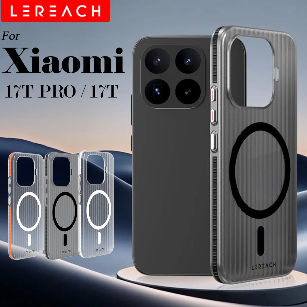 Lereach for Xiaomi 17T Pro Mi 17T Magnetic Frosted Phone Case Anti-Slip Slim Multi-Scene Protection