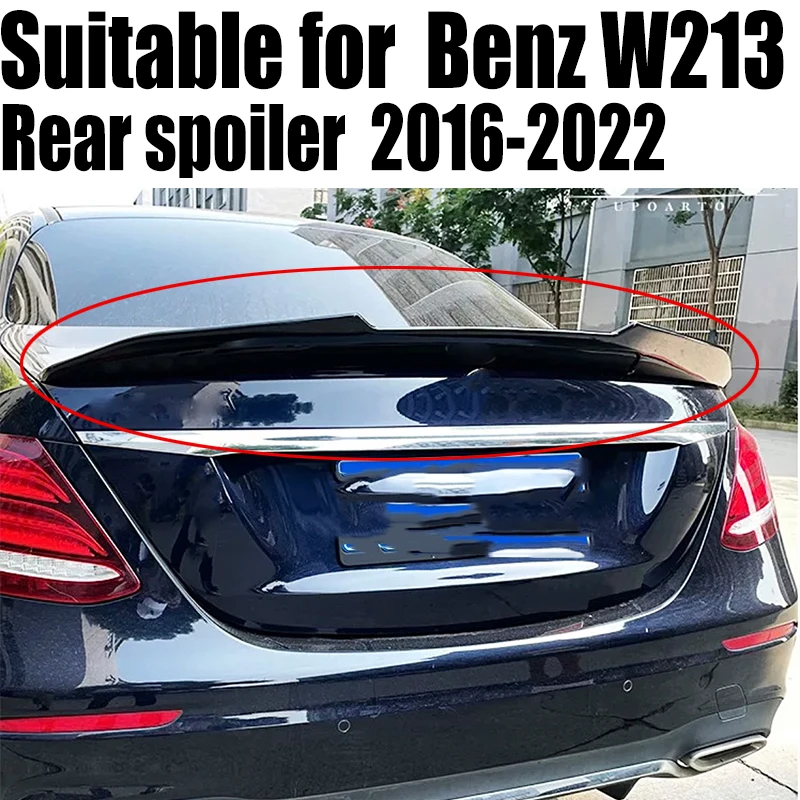 

Boot Rear Trunk Spoiler For Mercedes Benz E Class W213 Sedan 2016-2022 AMG PSM AN MZ E63 E63s Carbon Fiber Roof Wing Accessories