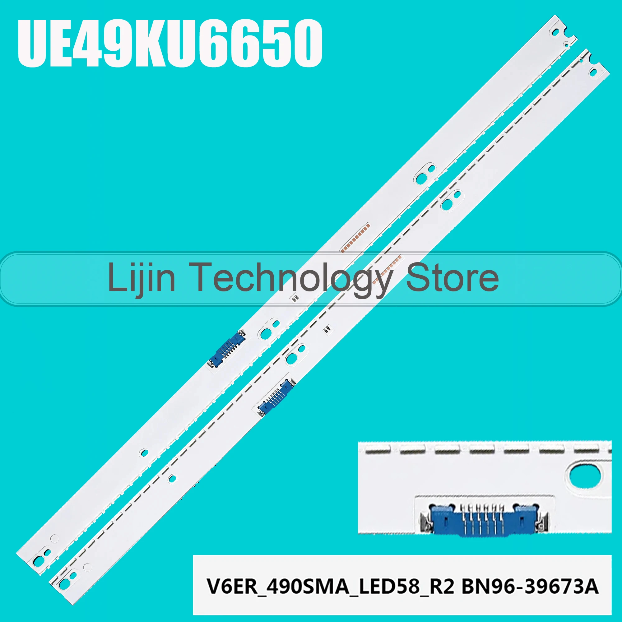 

LED strip For UE49MU7400U UE49KU6475U UE49KU6479U UE49KU6472U UE49KU6470U UE49KU6402U UE49KU6400S 49G39671A 49G39672A