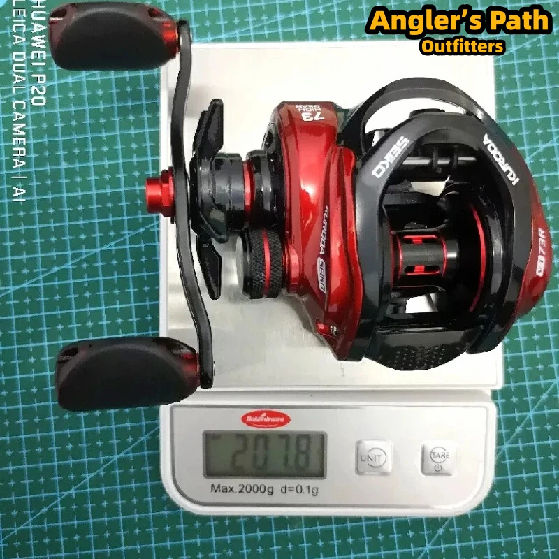 

Hot Selling Weihai Fishing Reel Long Casting Baitcasting Reel 10+1BB Drag Clicker Carbon Fiber Universal Lure Fishing Reel