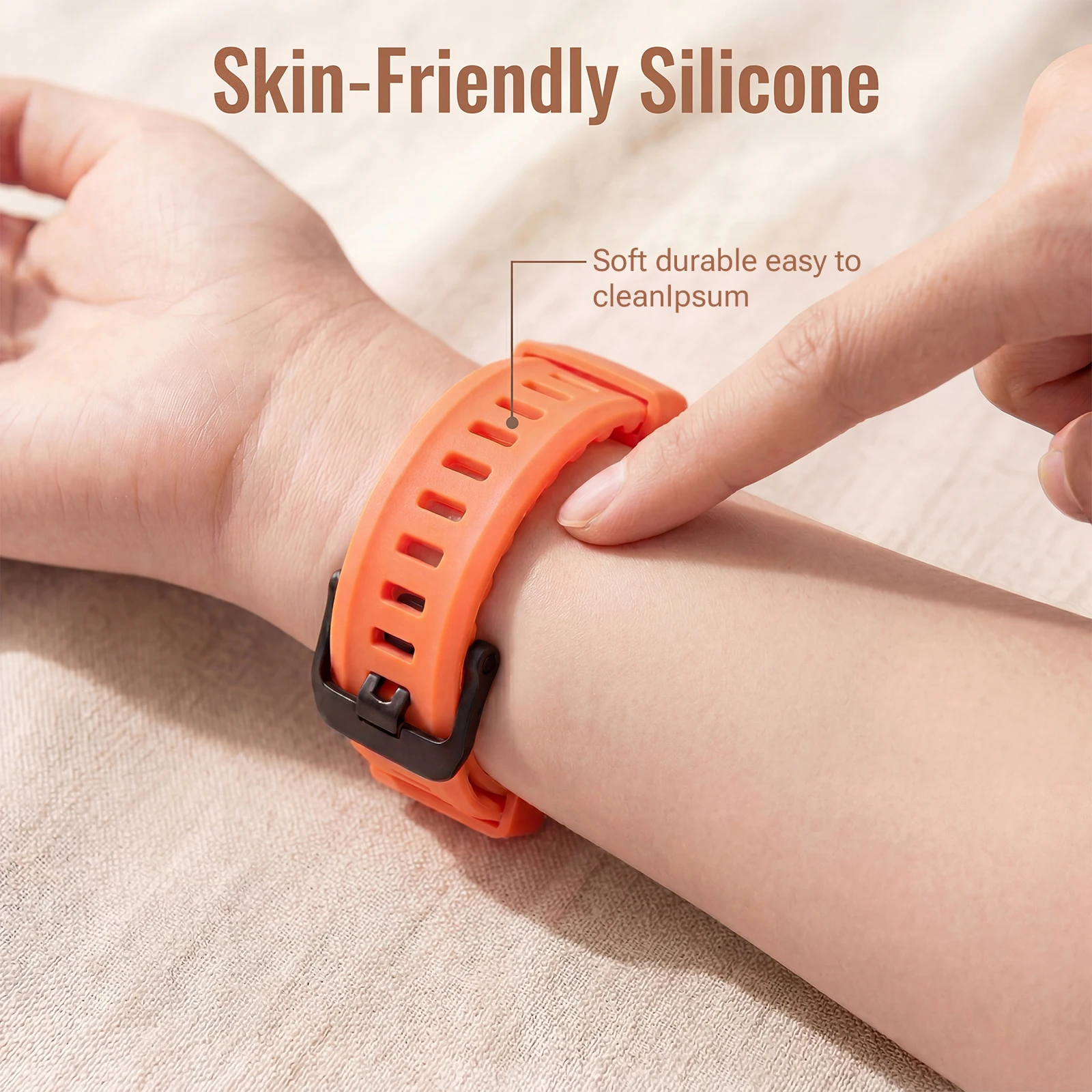 2pc, 22/26mm Luminous Watch Strap, Suitable for Garmin Fenix 8/8 Pro, 47mm, 51mm, E7, 7X, 6X, 5X/Epix Pro/Enduro 3/970 QuickFit, view 4