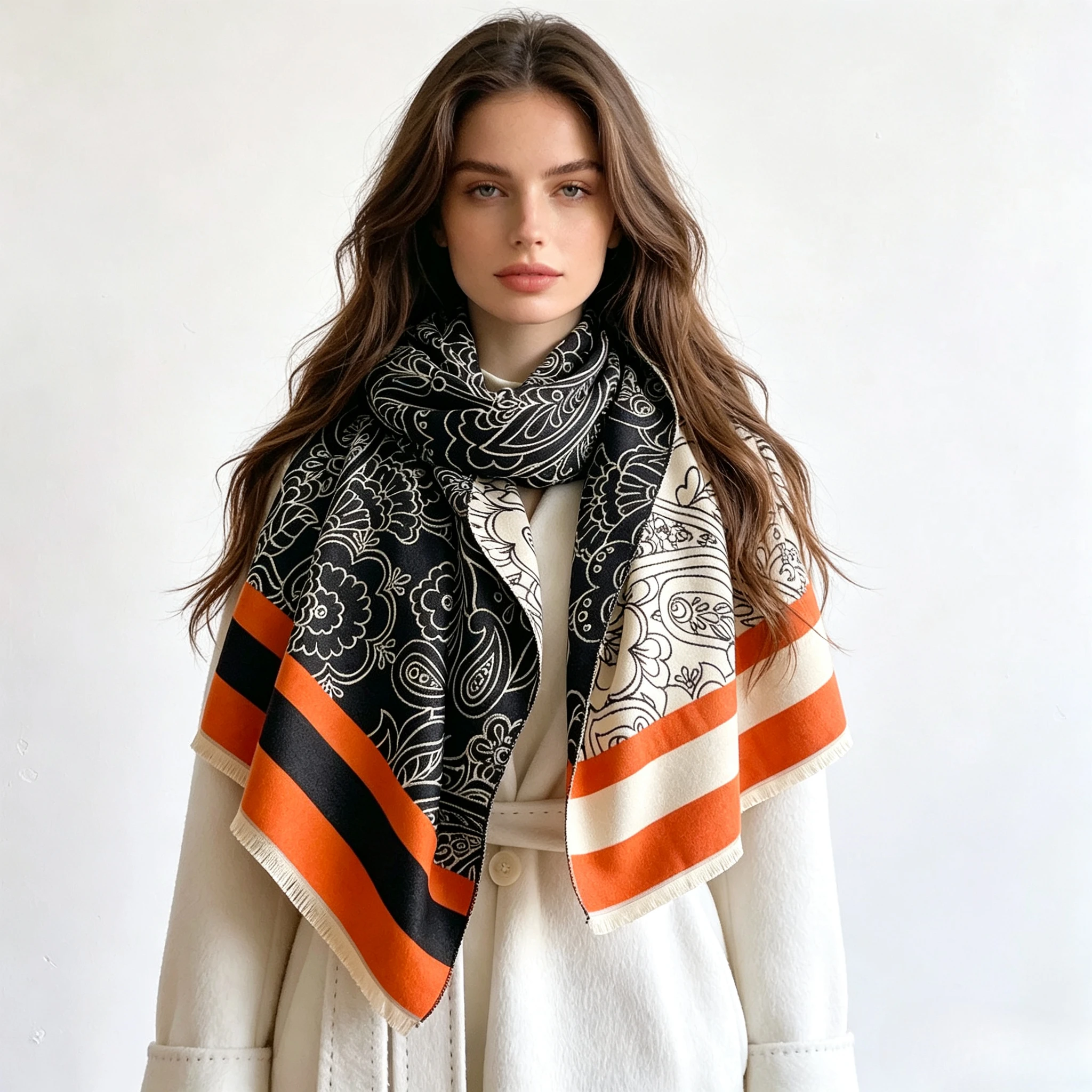 Warme imitatie kasjmier sjaal - Pashmina Wrap Large recensie en prijs