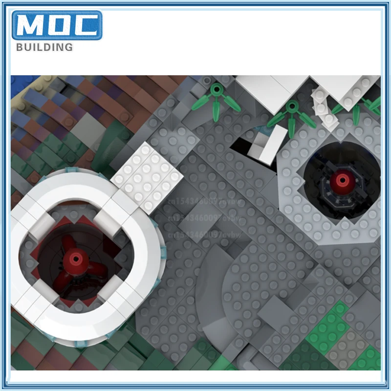 MOC Building Blocks Self-Loading Dice Tower Board Game Tabletop Gaming Bricks Model Educational Creative Technology Toys Gifts
