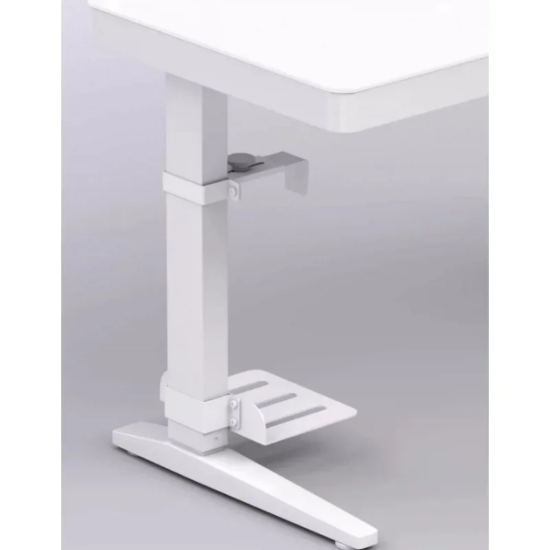 No‑Drill Under Desk PC Mount Adjustable Computer Tower Holder Standing Desk Bracket No Punch Computer Host Storage Support