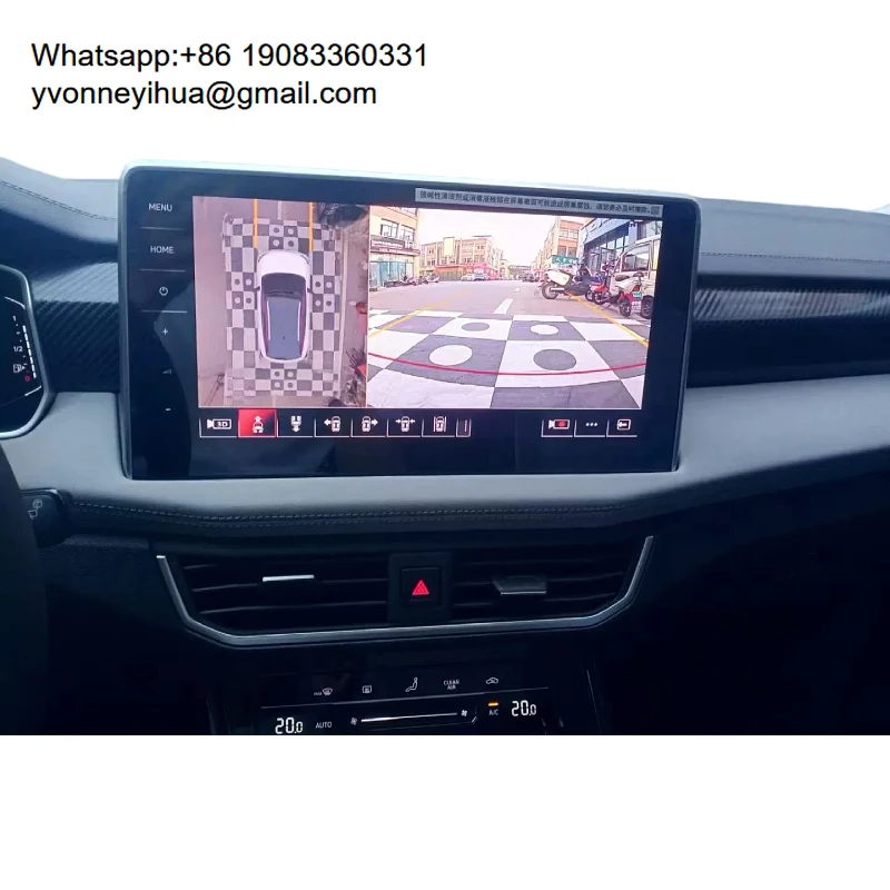 

360 Degree Panoramic Dash Cam 1080P Recording 3D Decoding Night Vision 4 Cameras For Volkswagen ID3/ID4/Tiguan-1 Year Warranty