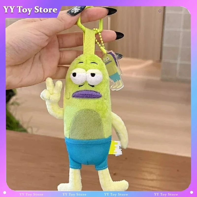 【In Stock】 Spongebob Squarepants Muscle Fish Plush Pendant Funny Hanging Ornament For Backpack Bag Decor Gift For Fans